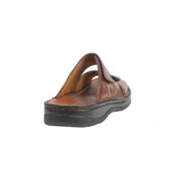 Sandalia Confort Velcros Para Hombre Piel