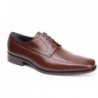 Zapato Ancho Piel Caoba Almansa Clásico Tallas Especiales