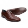 Zapato Ancho Piel Caoba Almansa Clásico Tallas Especiales