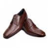 Zapato Ancho Piel Caoba Almansa Clásico Tallas Especiales