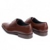 Zapato Ancho Piel Caoba Almansa Clásico Tallas Especiales
