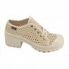 Zapato Lona Crudo Rejilla Joven .Diurley