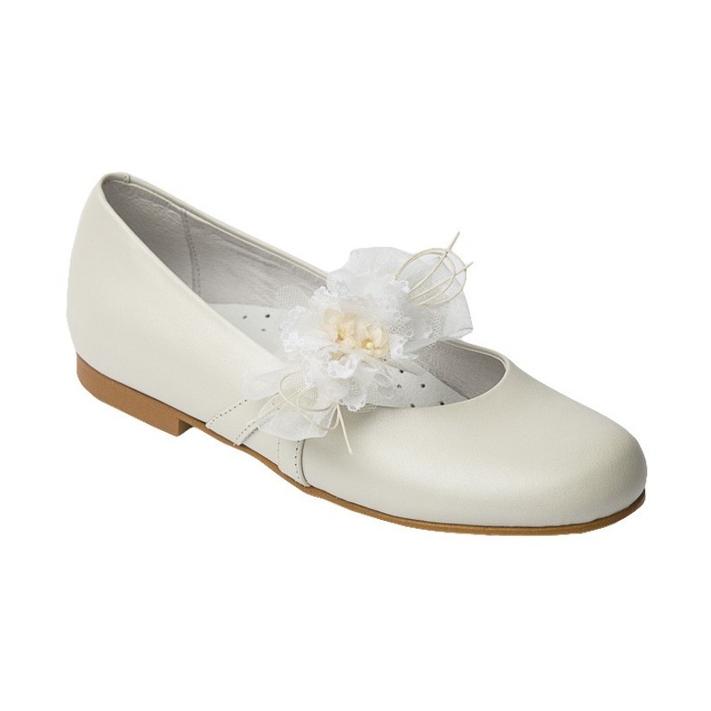 Zapato Comunión-Ceremónia de Niña Piel Beig. Killos