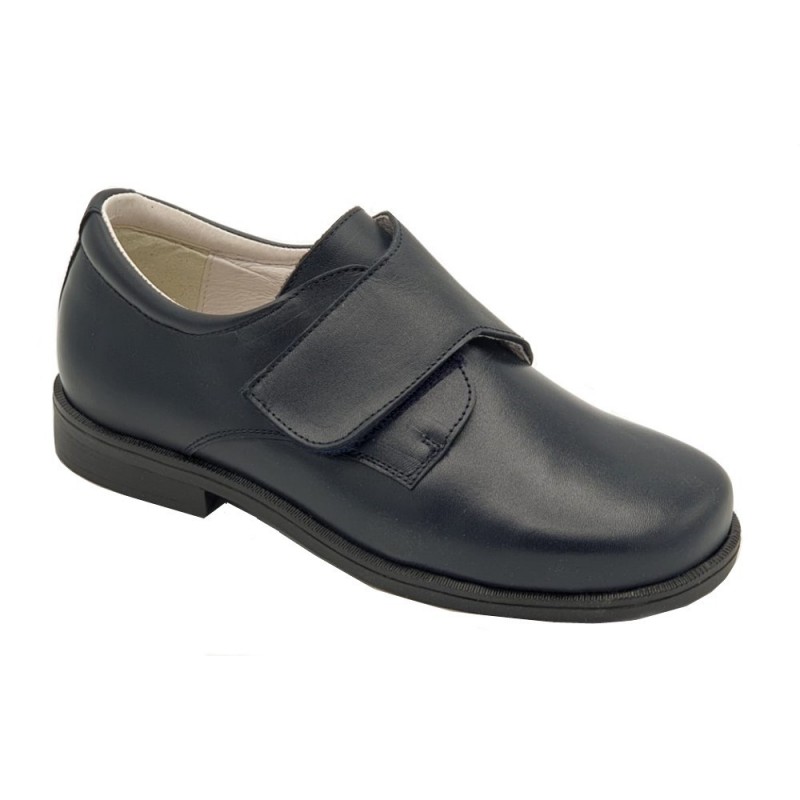 Zapato Comunión-Ceremónia de Niño Piel Azul.