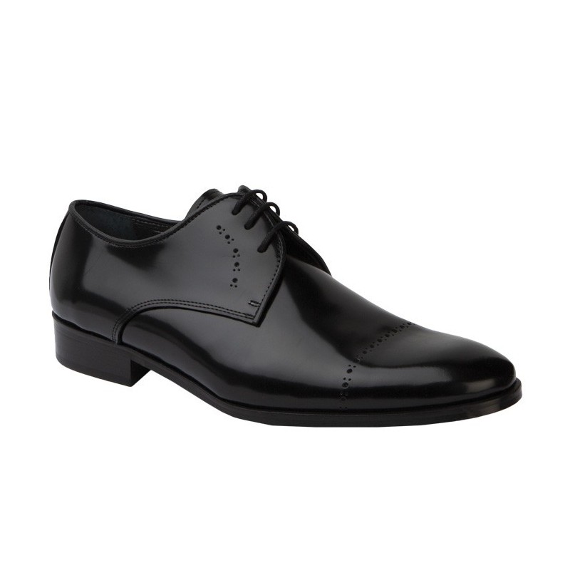 Zapato Elegante Novio Gran Calidad Todo Piel Florentic Negro. Zapato de Hombre de Vestir