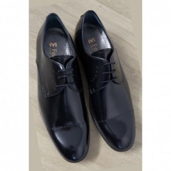 Zapato Elegante Novio Gran Calidad Todo Piel Florentic Negro. Zapato de Hombre de Vestir