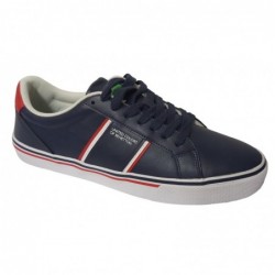 Sneakers Zapatilla Casual Hombre Marino-Rojo. United Colors Of Benetton .