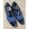 Fenatti Almansa Original Zapato Novio Todo Piel Charol Azul