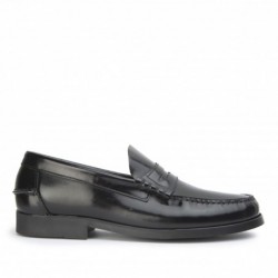 Zapato Castellano Suela De Goma Hombre Piel Florentic Negro.