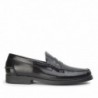 Zapato Castellano Suela De Goma Hombre Piel Florentic Negro.