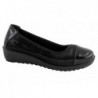 Zapato Salón Cuña Plantilla Confort Negro.  Amarpies