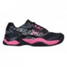 Zapatilla Padel Mujer Negro-Fuxia. Jhayber