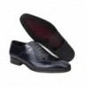 Zapato de Vestir para Hombre Elegante Piel Florentic Azul . Almansa