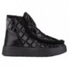 Sneaker Botín Mujer Forrado Pelo Negro. Yumas