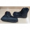 Sneaker Botín Mujer Forrado Pelo Negro. Yumas