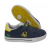 Sneakers Casual Niño Cordon Elástico Marino-Amarillo. UNITED COLOURS OF BENETTON,