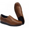 Maxi Confort. Zapato Caballero Piel Cuero Con Elásticos