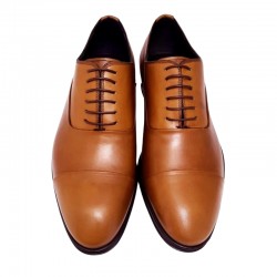 Zapato Confort Piel Cuero Con Suela de Goma. Almansa