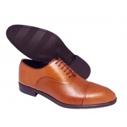 Zapato Confort Piel Cuero Con Suela de Goma. Almansa