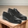 Fenatti Zapato Almansa Vestir Piel Florentic Negro