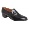 Zapato Tacón Cubano Hombre en Piel. Almansa