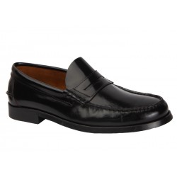 Zapato Castellano Suela De Goma Hombre Piel Florentic Negro.