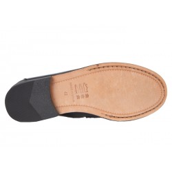 Zapato Castellano Suela De Goma Hombre Piel Florentic Burdeos.