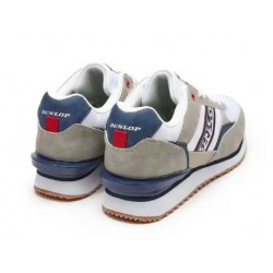 Dunlop Zapatilla Deportiva Blanca Casual Moda Joven