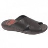Duendy Sandalia Cómoda Hombre Piel Marrón