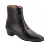 Bota Hombre Tacón Cubano Piel Negro