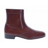 Bota Hombre Clasica Piel Jacinto y Suela de Cuero. Almansa