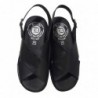 Duendy Sandalia Cómoda Hombre Piel Negra