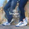 J'hayber New Pista Deportivo Cómodo Piel Blanco-Azulina