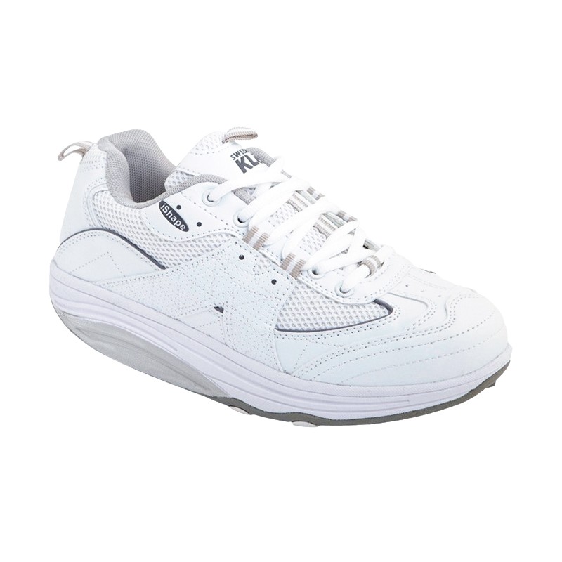 Zapatilla Deportiva Balancín Hombre Piso Curvado Blanco. Sweden Kle