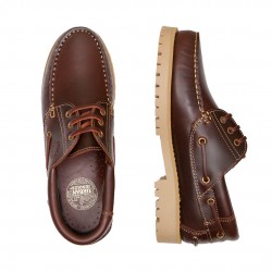 Náutico Hombre Estilo Timberland Piel Rojizo. Urban Jungles