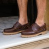 Urban Jungles Náutico Estilo Timberland Piel Rojizo