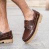 Urban Jungles Náutico Estilo Timberland Piel Rojizo