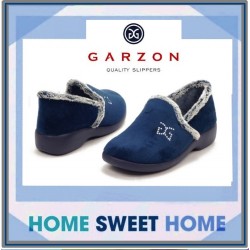 Garzon. Zapatilla De Casa Cerrada Calentita Para Mujer