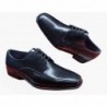 Zapato Cordón Todo Piel Negro Ancho Especial 12 Almansa