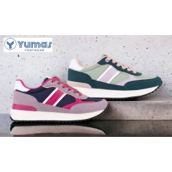 CASUAL Piel YUMAS SNEAKER MUJER PLANTILLA CONFORT.