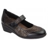 Fiorella Zapato Piel-Licra Mujer Confortable Con Plantilla Extraible
