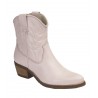 copy of Bota Mujer Cowboy Media Caña Piel Cuero Con Cremallera En Lateral.