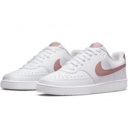 Nike Court Vision Low Zapatilla Deportiva Blanco-Rosa