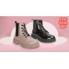 Crecendo Bota Casual Estilo Motera Para Niña