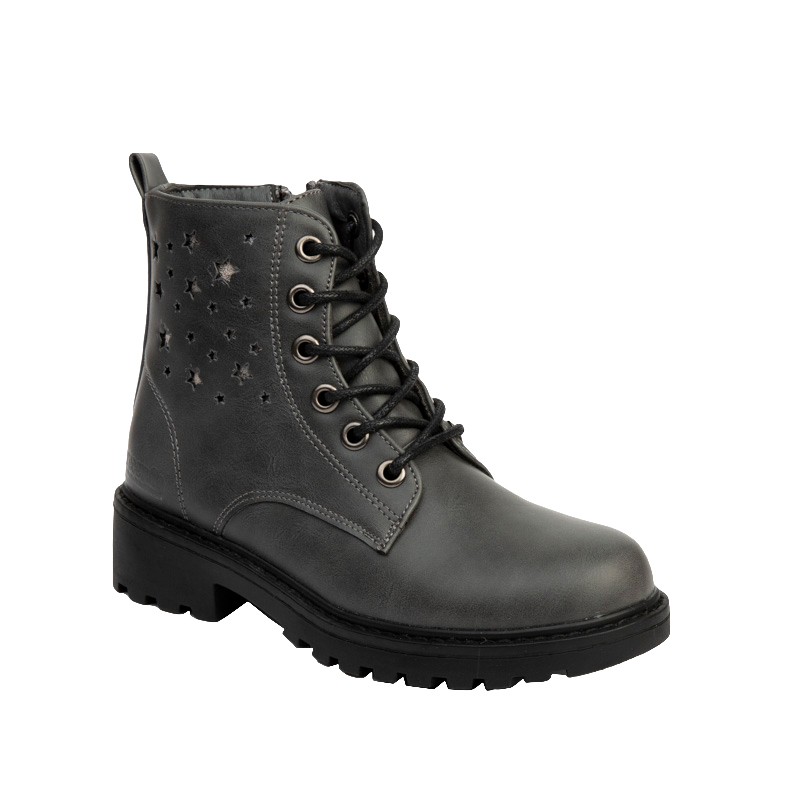 Crecendo Bota Casual Estilo Motera Para Niña