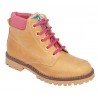 Killo Bota Niña Estilo Panama Piel Camel-Fuxia