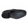 Zapato Almansa Trenzado Piel Ancho Negro. JR Jimenez