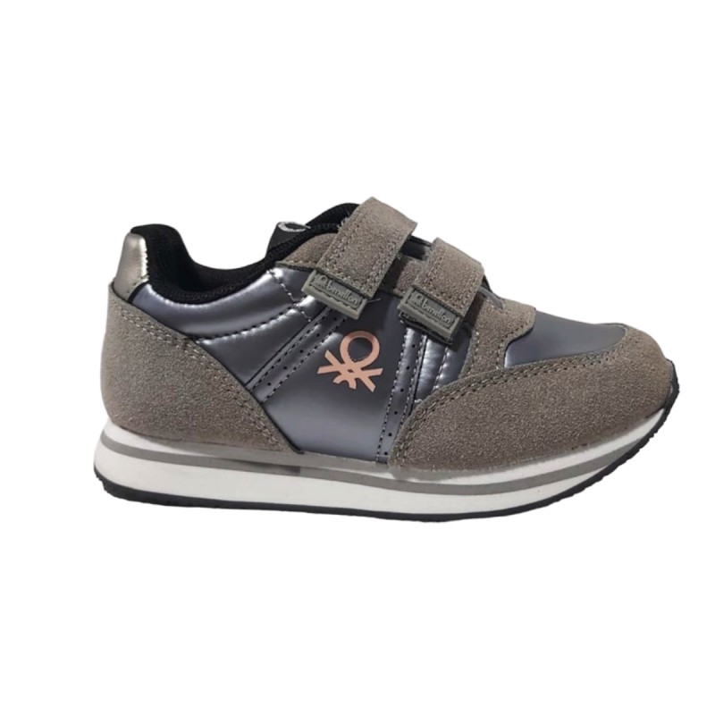 United Colours of Benetton Deportivo Casual Gris-Rosa