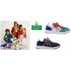 copy of Deportivo Casual Niño Rojo-Negro. UNITED COLOURS OF BENETTON,