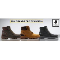 U.S. Grand Polo Bota Moda Sport Hombre Marrón